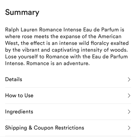 Ralph Lauren Romance Intense - Picture 6 of 12